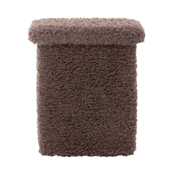 TEDDY T Stool Espresso | Softly padded & versatile by Blomus - view 2
