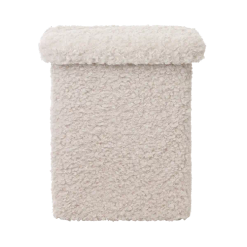 TEDDY T Stool Moonbeam | Fluffy soft & versatile by Blomus - view 2