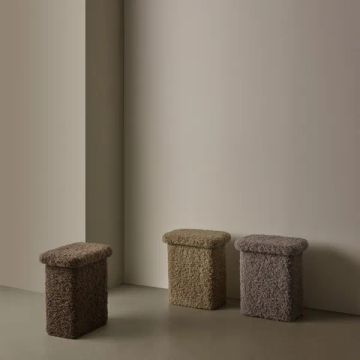 TEDDY T Stool Espresso | Softly padded & versatile by Blomus - view 4