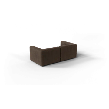 TASI 2-seater sofa combination in espresso with kvadrat moss by Blomus - view 4