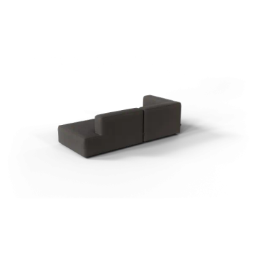 TASI 2-seater sofa, open end right, taupe bouclé by Blomus - view 4