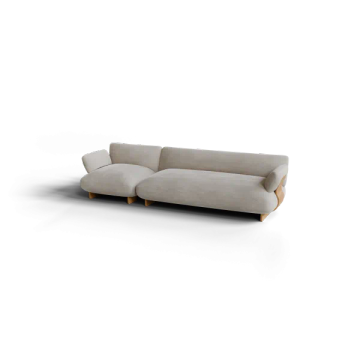 MOCO 2.5-seater sofa Desert | Pina fabric by Blomus - view 2