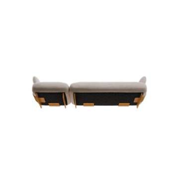 MOCO 2.5-seater sofa Desert | Pina fabric by Blomus - view 3