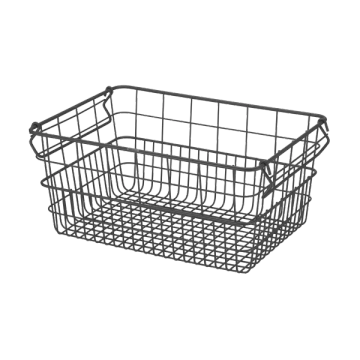 KAGO storage basket Anthracite M square, metal by Blomus - view 2