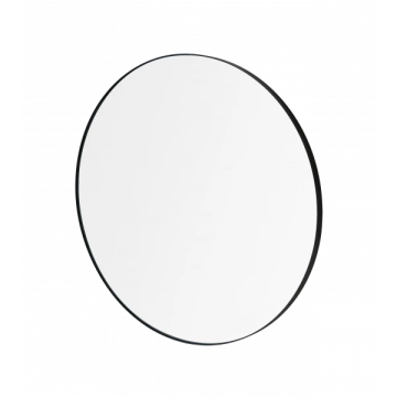 RIM Wall Mirror Black L Ø 80 cm by Blomus - view 2