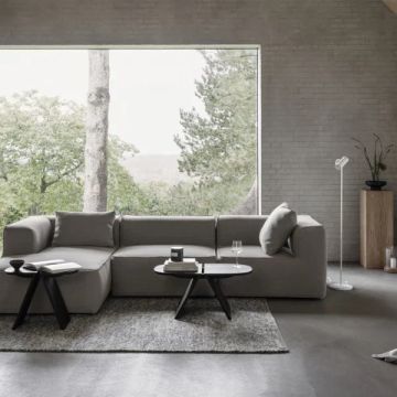 AVIO coffee table made of oak in Black Oak 40 x 80 cm by Blomus - view 2