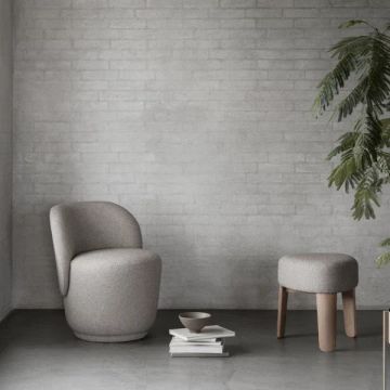 KUON Stool Desert oak nature by Blomus - view 3