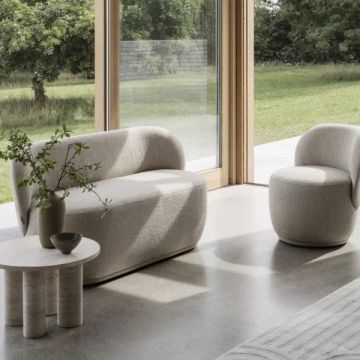 UZU Rug Beige L by Blomus - view 6