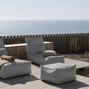 STAY outdoor stool 60 x 60 cm – flexible by Blomus - view 3