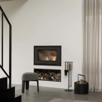 KUON Stool Taupe oak black stained by Blomus - view 2