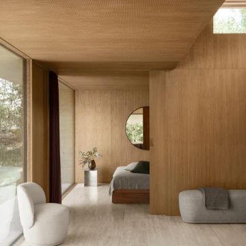 KUON Bench Desert M Bouclé by Blomus - view 3