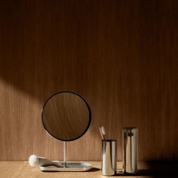 MODO Cosmetic Mirror Stainless Polished 5x by Blomus - view 2
