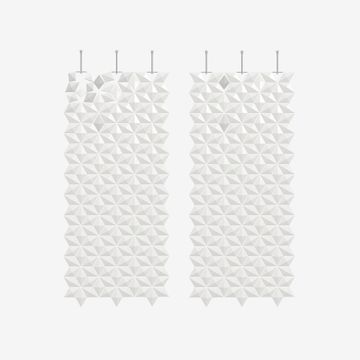 Facet hanging room divider 102 x 226cm – 2 pieces by Bloomming - view 2