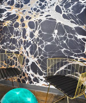 Indigo by Calico Wallpaper - view 7