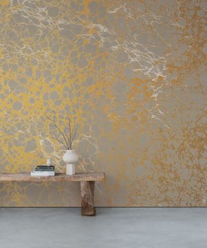Taupe by Calico Wallpaper - view 4