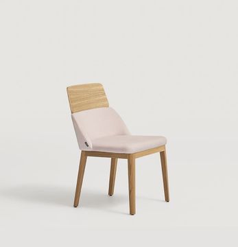 Concord Semitapizada Patas Madera Chair by Capdell - view 6