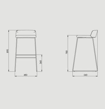 Concord Alto Stool by Capdell - view 7