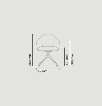 Helium Aspa Armchair by Capdell - view 3