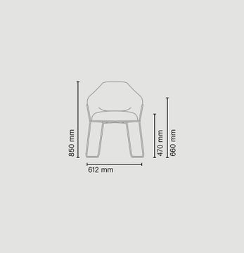 Helium Patin Armchair by Capdell - view 4