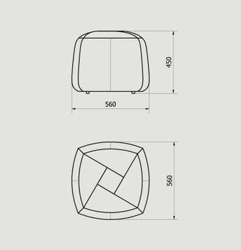 Atoll Pouf by Capdell - view 5
