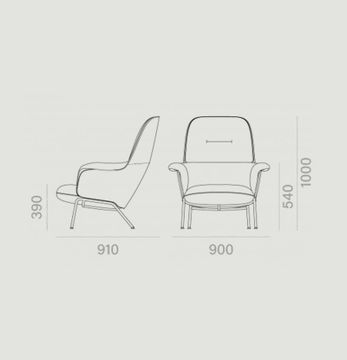Ulis Alta Con Patas Metálicas Armchair by Capdell - view 4