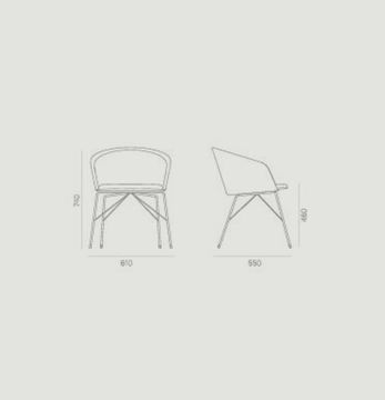 Moon Tensor Armchair by Capdell - view 4