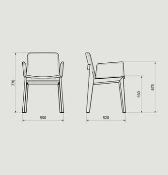Ava Armchair by Capdell - view 5