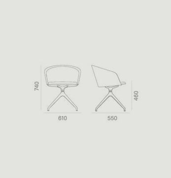 Moon Aspa Armchair by Capdell - view 5