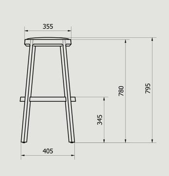 Aro Stool by Capdell - view 6