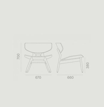 Eco Semitapizada Armchair by Capdell - view 7