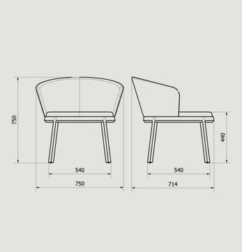 Aro Armchair by Capdell - view 7