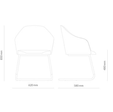 Helium Chair by Capdell - view 4