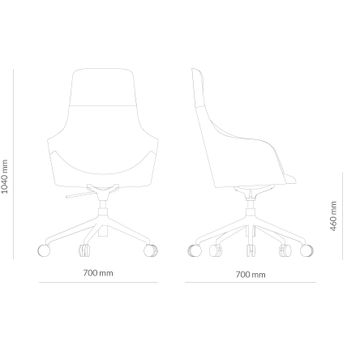 Ejecutivo Helium Armchair by Capdell - view 4