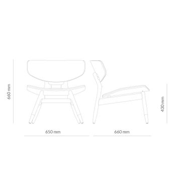 Eco Semitapizada Armchair by Capdell - view 6