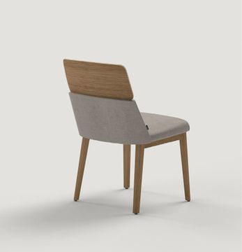 Concord Semitapizada Patas Madera Chair by Capdell - view 4