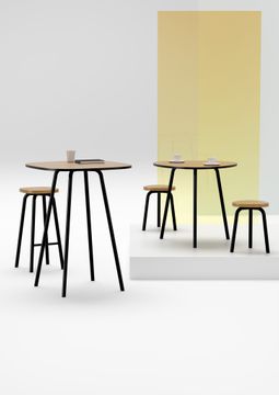 Pully Oak Stool by Cascando - view 3