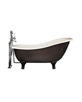 Regina Copper Effect Bathtub by Devon&Devon - view 3