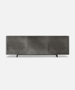 ALMA TV UNIT DIAMOND ecopelle, econabuk, pelle by EFORMA - view 4