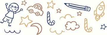 Miniatile Glossy Blue Red Mix Kids Joy Wall Tile 10x30 by Kale - view 5