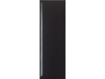 Miniatile Glossy Black Avenue Wall Tile 10x30 by Kale - view 2