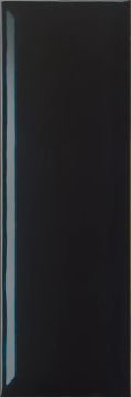 Miniatile Glossy Black Avenue Wall Tile 10x30 by Kale - view 4