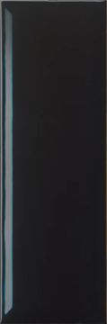 Miniatile Glossy Black Avenue Wall Tile 10x30 by Kale - view 5