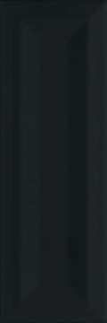 Miniatile Glossy Black Windsor Frame Wall Tile 10x30 by Kale - view 7
