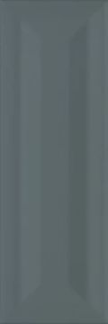 Miniatile Glossy Grey Windsor Frame Wall Tile 10x30 by Kale - view 7