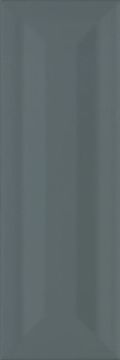 Miniatile Glossy Grey Windsor Frame Wall Tile 10x30 by Kale - view 8