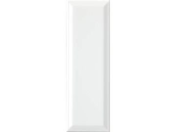 Miniatile Glossy White Avenue Wall Tile 10x30 by Kale