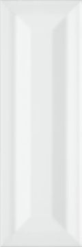 Miniatile Glossy White Windsor Frame Wall Tile 10x30 by Kale - view 6