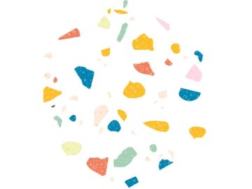 Miniatile Matte Kids Joy Terrazzo Glazed Granite 17,5x20 by Kale - view 2