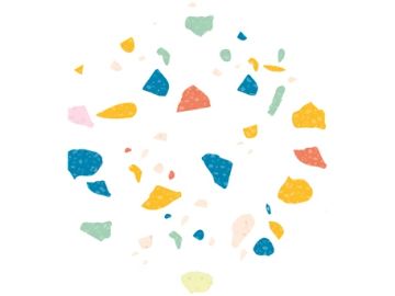 Miniatile Matte Kids Joy Terrazzo Glazed Granite 17,5x20 by Kale - view 5