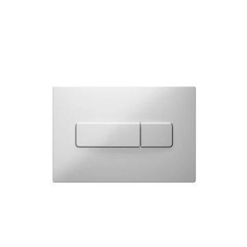 Cube Concealed Cistern Panel Matte Chrome by Kale - view 2